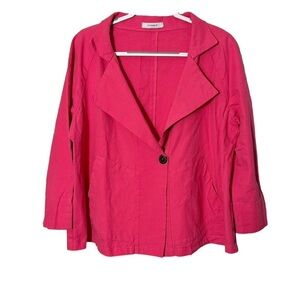 Vitamin Clothing Pink Cotton Jacket